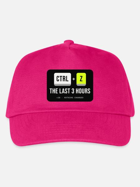 Strg Z: Die letzten 3 Stunden - Kinder Basecap - Fuchsia