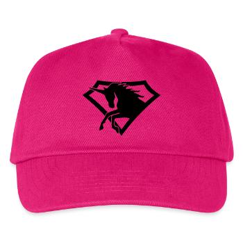 Super-Einhorn1 - Kinder Basecap - Fuchsia - Vorne