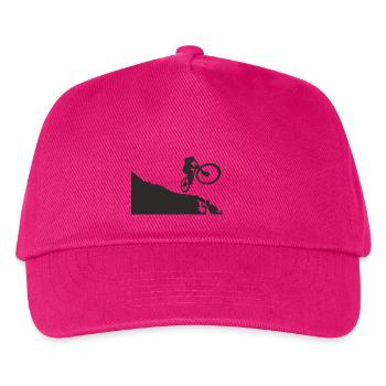 mountain_bike - Kinder Basecap - Fuchsia - Vorne