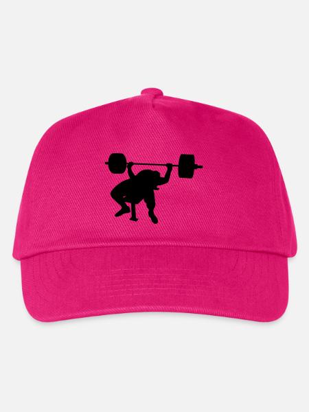 Bankdrücken - Kinder Basecap - Fuchsia