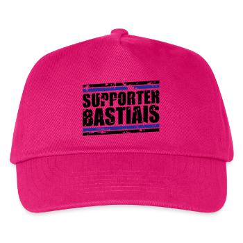 Weinlese-Bär Bastia - Kinder Basecap - Fuchsia - Vorne