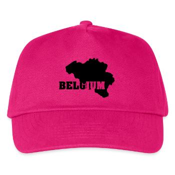 Belgium - Kids’ Baseball Cap - fuchsia - Front