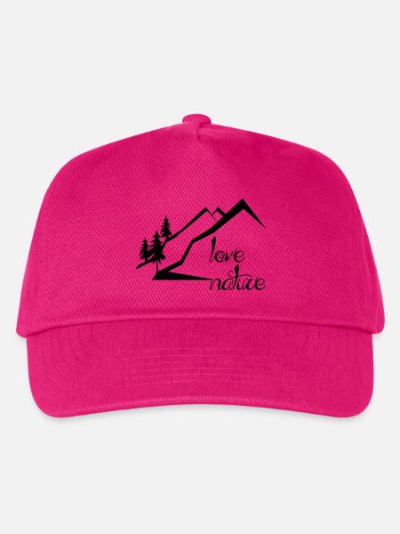 Berge - Kinder Basecap - Fuchsia