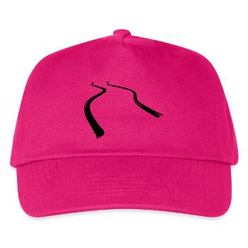 gummiabrieb_skidmarks - Kinder Basecap - Fuchsia - Vorne