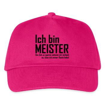 ich bin meister - Kinder Basecap - Fuchsia - Vorne
