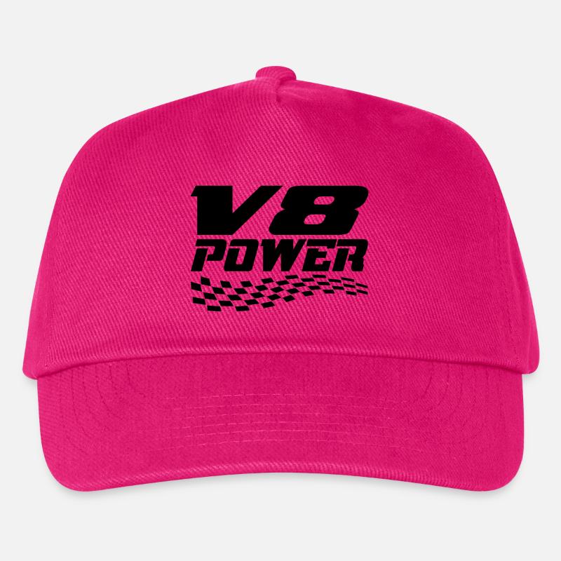 V8 - Kinder Basecap - Fuchsia