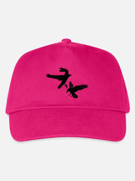 Zwei Flöße Hugin und Munin - Kinder Basecap - Fuchsia