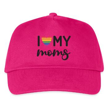 Ich liebe meine Mütter - Kinder Basecap - Fuchsia - Vorne
