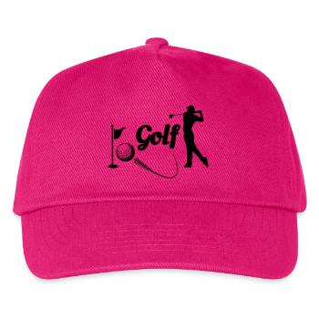Vague - Casquette de baseball Enfant - fuchsia - Devant