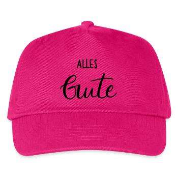 Alles Gute - Kinder Basecap - Fuchsia - Vorne
