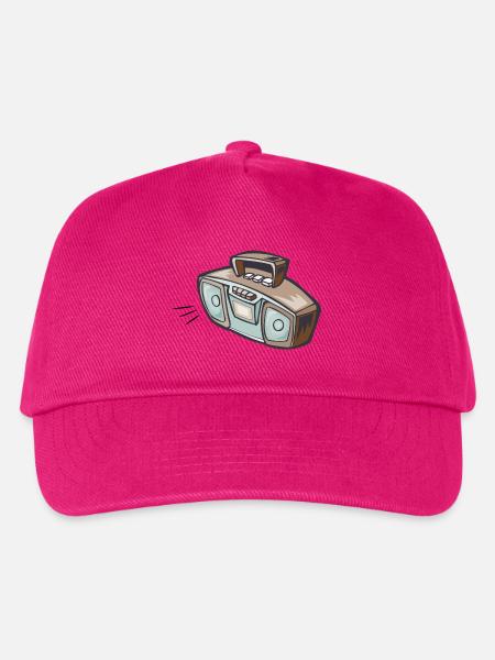 Radiorekorder Sound-Machine - Kinder Basecap - Fuchsia