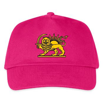 Iran löwe - Kinder Basecap - Fuchsia - Vorne
