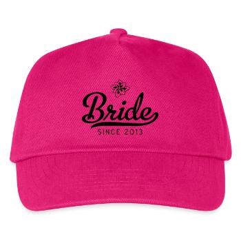 Bride since 2013 - Kinder Basecap - Fuchsia - Vorne