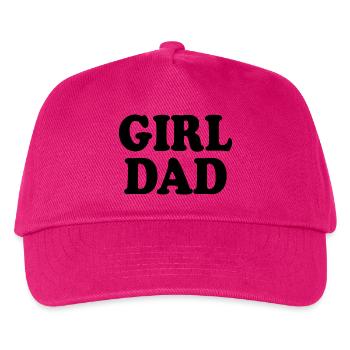 Girl dad - Kinder Basecap - Fuchsia - Vorne