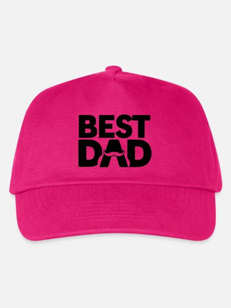 Bester Papa – Papa Geschenk Design - Kinder Basecap - Fuchsia