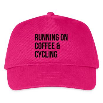 Cycling Cycling Cycling - Kids’ Baseball Cap - fuchsia - Front