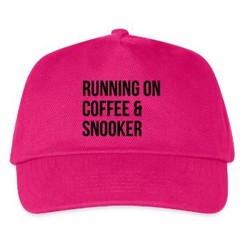 Snooker Snooker Snooker - Kinder Basecap - Fuchsia - Vorne