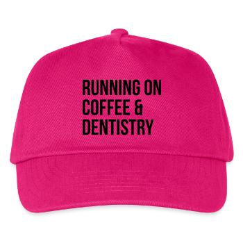Zahnarzt Zahnarzt Zahnarzt Zahnarzt - Kinder Basecap - Fuchsia - Vorne
