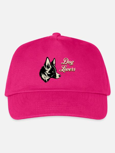 Hundeliebe DogLovers - Kinder Basecap - Fuchsia