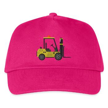 Forklift - Kids’ Baseball Cap - fuchsia - Front