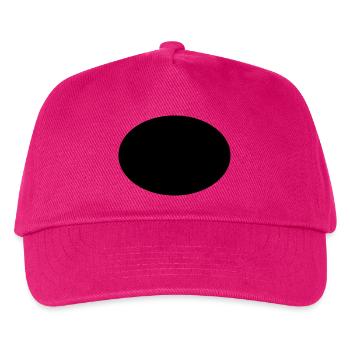 Ellipse oder Oval - Kinder Basecap - Fuchsia - Vorne