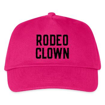 Rodeo-Clown-Kostüm Halloween-Rodeo-Clown - Kinder Basecap - Fuchsia - Vorne