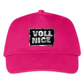 Full Nice Grunge Shirt Print - Kids’ Baseball Cap - fuchsia - Front
