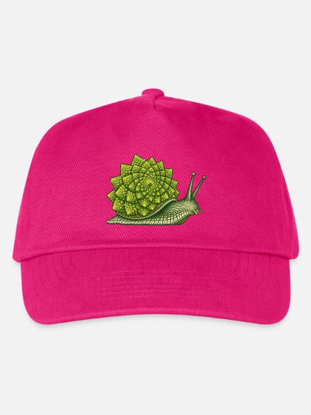 Romanesco-Schnecke - Kinder Basecap - Fuchsia