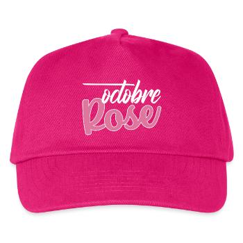 Rosa Oktober Frau Brustkrebs-Solidarität - Kinder Basecap - Fuchsia - Vorne