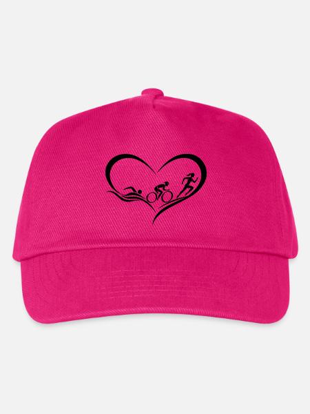 Triathlon-holic - Kinder Basecap - Fuchsia