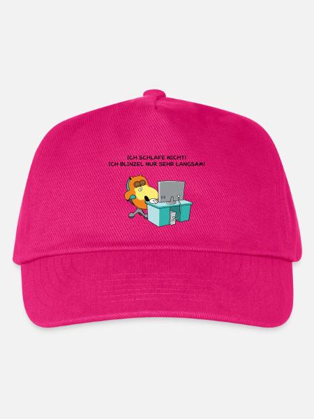 Hamster Blinzel - Kinder Basecap - Fuchsia