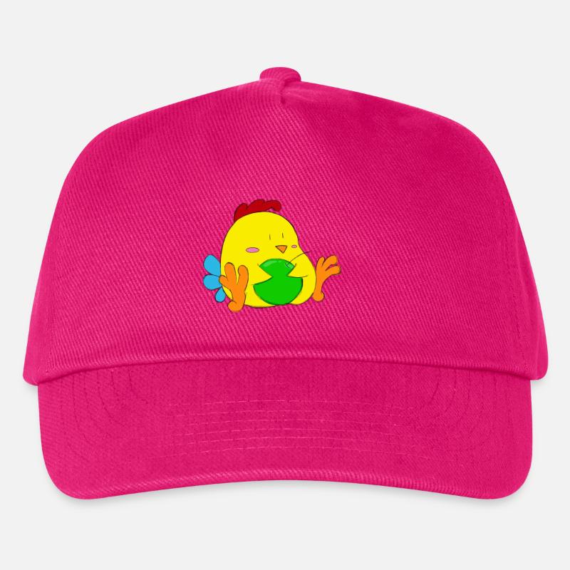 Hähnchen - Kinder Basecap - Fuchsia