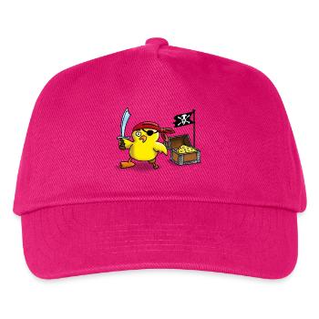pirate_chick_a - Kinder Basecap - Fuchsia - Vorne