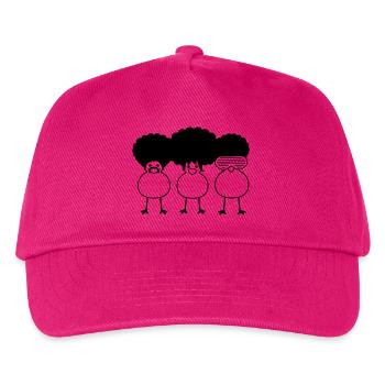 Funky Chicks - Kinder Basecap - Fuchsia - Vorne