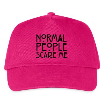 Normal People Scare Me - Casquette de baseball Enfant - fuchsia - Devant