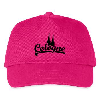 Cologne Classic Dom - Köln mit Kölner Dom - Kinder Basecap - Fuchsia - Vorne