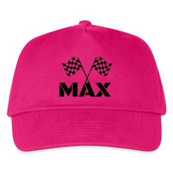 Pour les fans de Max. Course DGP. Drapeau de fin * - Casquette de baseball Enfant - fuchsia - Devant