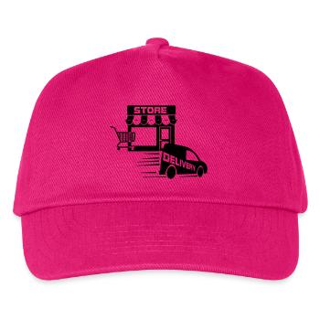 Online-Shop und Lieferung mit - Kinder Basecap - Fuchsia - Vorne
