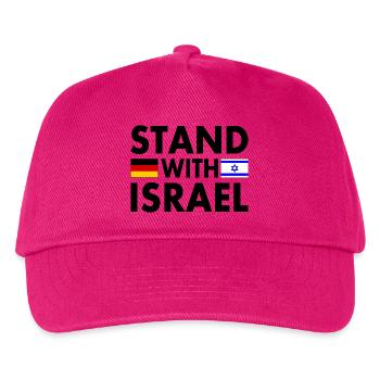 Stand with israel - Kids’ Baseball Cap - fuchsia - Front