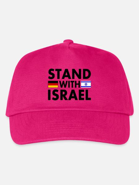 Stand with israel - Kinder Basecap - Fuchsia
