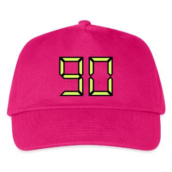 90 YEARS. 90TH ANNIVERSARY. BIRTHDAY 90 YEARS. 90 - Kids’ Baseball Cap - fuchsia - Front