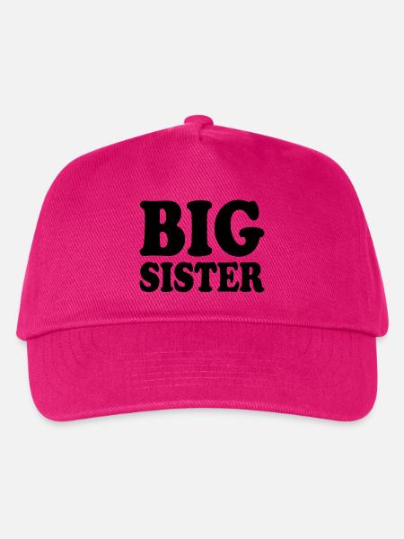 Big sister - Kinder Basecap - Fuchsia