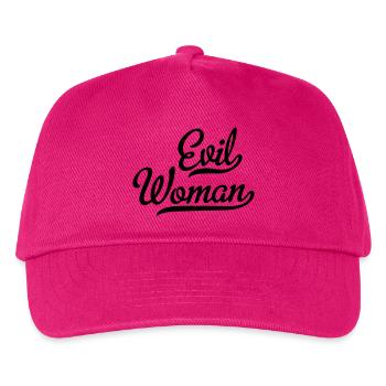 Evil Woman - Kids’ Baseball Cap - fuchsia - Front