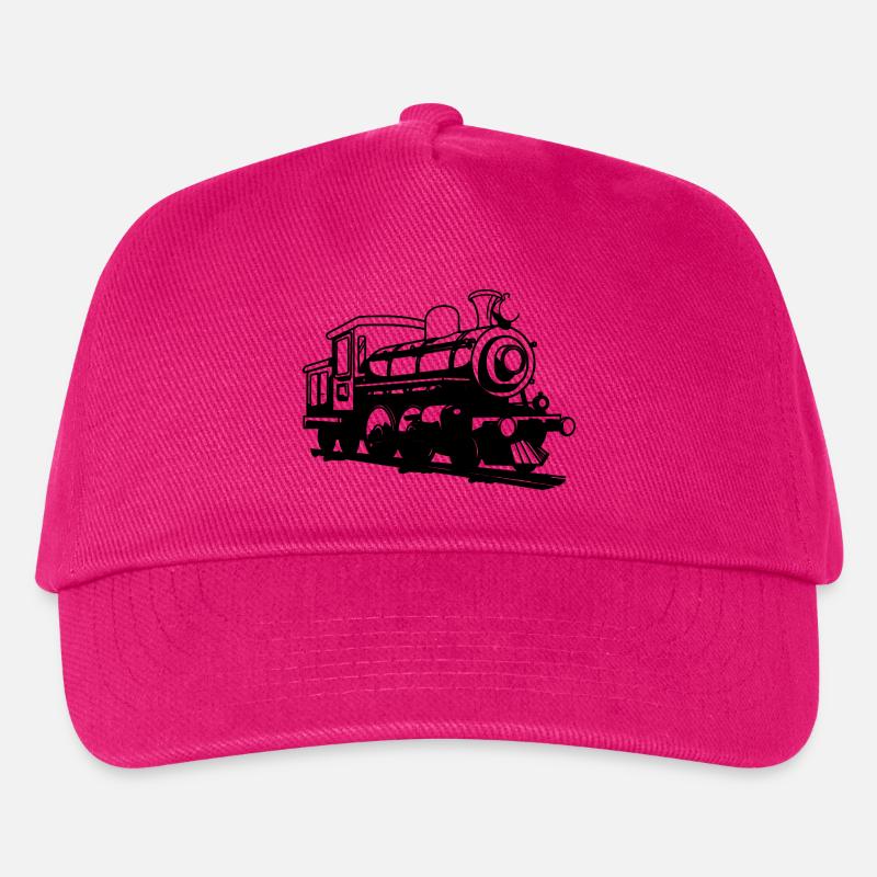 Lokomotive - Kinder Basecap - Fuchsia