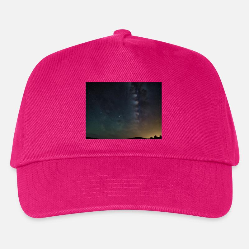 Sternenhimmel Nachthimmel Sterne Milchstraße - Kinder Basecap - Fuchsia
