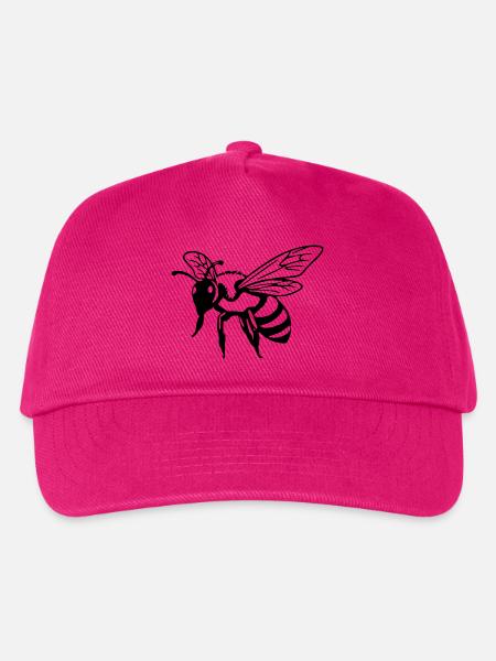 Biene Imker Geschenk - Kinder Basecap - Fuchsia