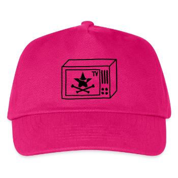Pirate TV – Free TV & Punk Style - Kids’ Baseball Cap - fuchsia - Front