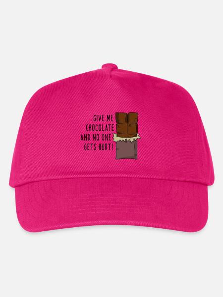 Schokolade - Kinder Basecap - Fuchsia