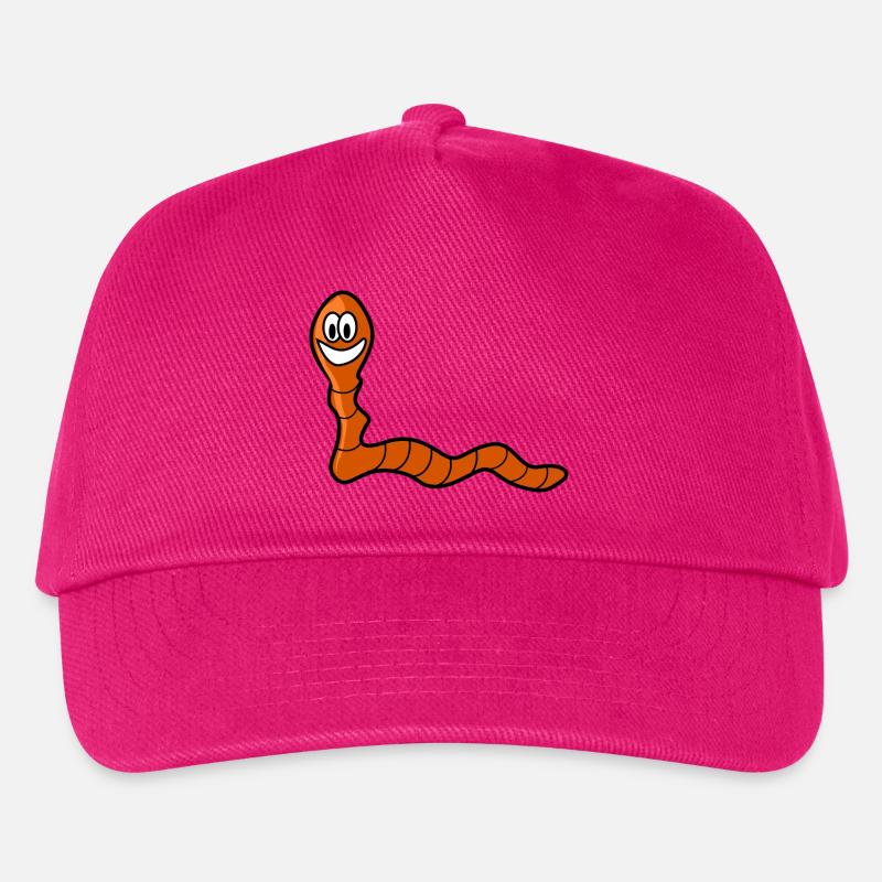 Regenwurm - Kinder Basecap - Fuchsia