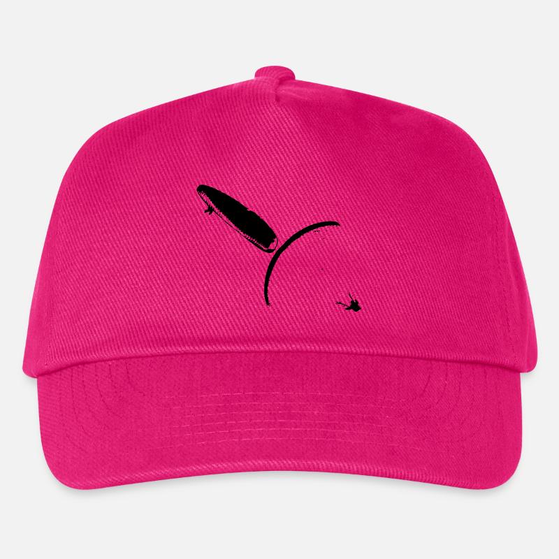 Paragliding Synchro Spiral - Kids’ Baseball Cap - fuchsia